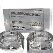 Turbo Air TBC-50SD-GF-N 50" 2-Section Glass Chiller – 140 Mug Capacity, Stainless Steel, 115v - Donut-Equipment.com