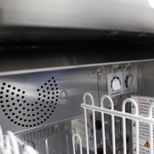 Turbo Air TBC-95SD-N 95" Forced Air Bottle Cooler - Holds (912) 12 oz Bottles, Stainless, 115v - Bakery Wholesalers