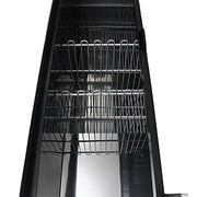 Turbo Air TBC-80SB-N 80 1/2" Forced Air Bottle Cooler - Holds (739) 12 oz Bottles, Black Laminated Exterior, 115v - Donut-Equipment.com