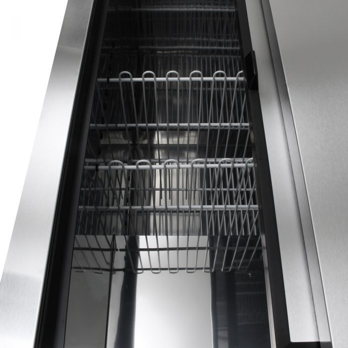 Turbo Air TBC-95SD-N 95" Forced Air Bottle Cooler - Holds (912) 12 oz Bottles, Stainless, 115v - Donut-Equipment.com