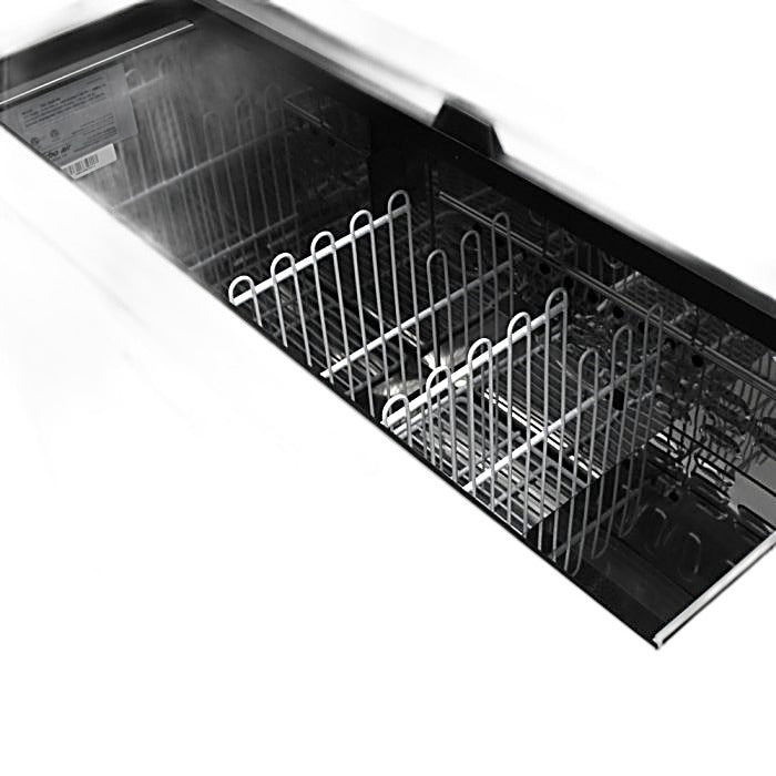 Turbo Air TBC-65SB-N6 65" Forced Air Bottle Cooler - Holds (528) 12 oz Bottles, Stainless Interior, 115v - Donut-Equipment.com