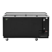 Turbo Air TBC-65SB-N6 65" Forced Air Bottle Cooler - Holds (528) 12 oz Bottles, Stainless Interior, 115v - Donut-Equipment.com