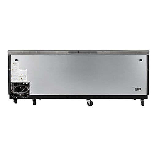 Turbo Air TBC-95SB-N 95" Forced Air Bottle Cooler - Holds (912) 12 oz Bottles, Black Laminated Exterior, 115v - Donut-Equipment.com