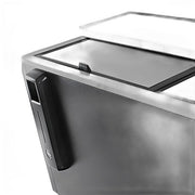 Turbo Air TBC-80SB-N 80 1/2" Forced Air Bottle Cooler - Holds (739) 12 oz Bottles, Black Laminated Exterior, 115v - Donut-Equipment.com
