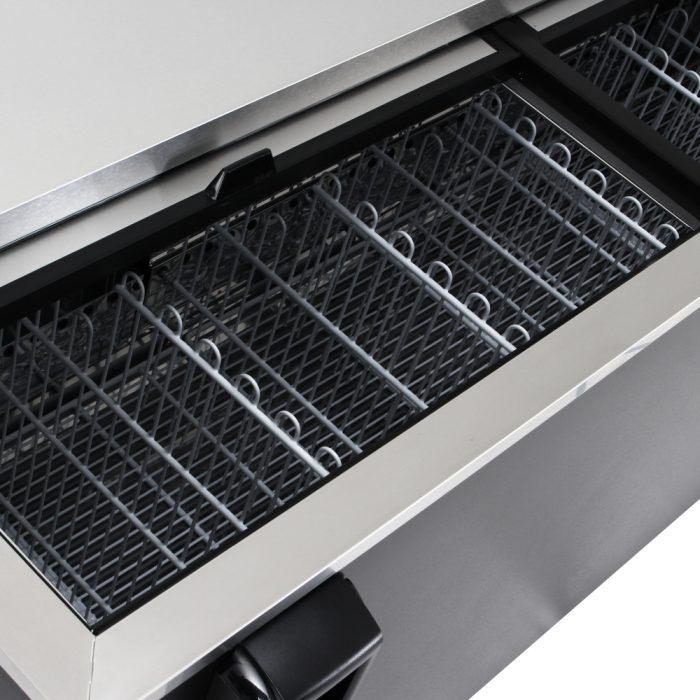 Turbo Air TBC-95SB-N 95" Forced Air Bottle Cooler - Holds (912) 12 oz Bottles, Black Laminated Exterior, 115v - Bakery Wholesalers