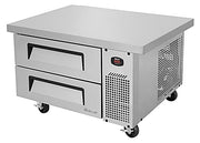 Turbo Air TCBE-36SDR-E-N6 41 5/8" Super Deluxe Chef Base w/ (2) Drawers - 115v - Donut-Equipment.com