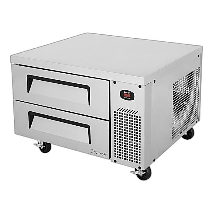 Turbo Air TCBE-36SDR-N6 35 5/8" Super Deluxe Chef Base Refrigerator w/ (2) Drawers – 115v - Donut-Equipment.com