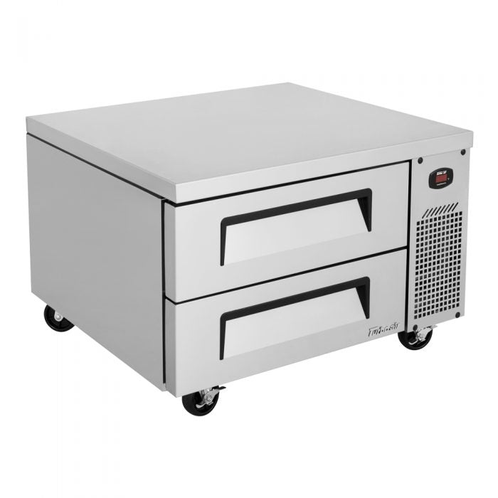 Turbo Air TCBE-36SDR-N6 35 5/8" Super Deluxe Chef Base Refrigerator w/ (2) Drawers – 115v - Bakery Wholesalers