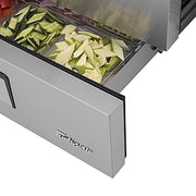 Turbo Air TCBE-48SDR-N 47 5/8" Super Deluxe Chef Base Refrigerator w/ (2) Drawers – 115v - Donut-Equipment.com