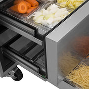 Turbo Air TCBE-52SDR-N 52 1/4" Super Deluxe Chef Base w/ (2) Drawers - 115v - Donut-Equipment.com