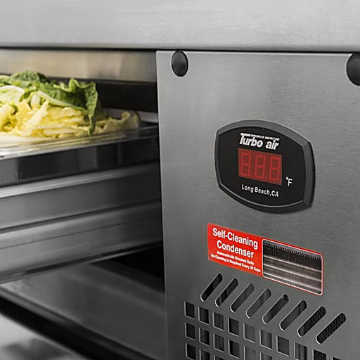 Turbo Air TCBE-82SDR-E-N 89 1/2" Super Deluxe Chef Base w/ 4 Drawers - 115v - Donut-Equipment.com