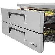 Turbo Air TCBE-48SDR-N 47 5/8" Super Deluxe Chef Base Refrigerator w/ (2) Drawers – 115v - Donut-Equipment.com