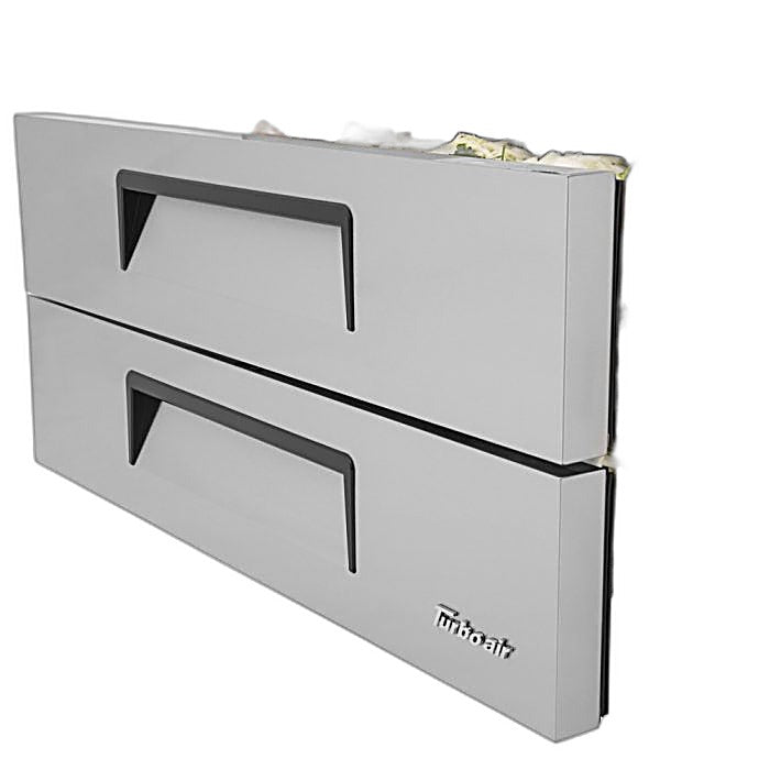 Turbo Air TCBE-48SDR-E-N 53 5/8" Super Deluxe Chef Base Refrigerator with (2) Drawers – 115v - Donut-Equipment.com