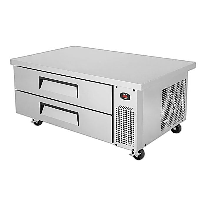 Turbo Air TCBE-52SDR-N 52 1/4" Super Deluxe Chef Base w/ (2) Drawers - 115v - Donut-Equipment.com