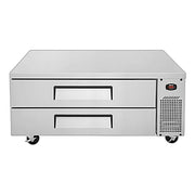 Turbo Air TCBE-52SDR-N 52 1/4" Super Deluxe Chef Base w/ (2) Drawers - 115v - Donut-Equipment.com