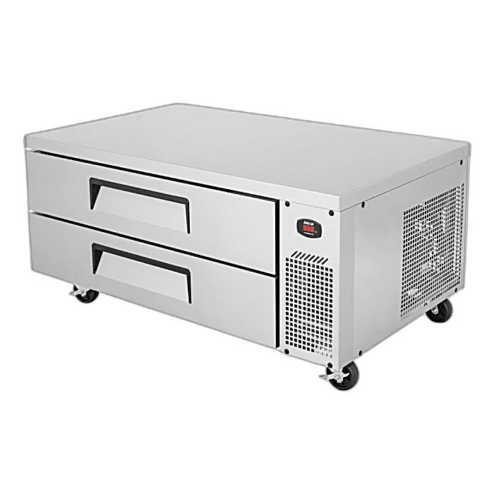 Turbo Air TCBE-52SDR-N 52 1/4" Super Deluxe Chef Base w/ (2) Drawers - 115v - Donut-Equipment.com