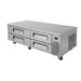 Turbo Air TCBE-72SDR-N 72" Super Deluxe Chef Base w/ (4) Drawers - 115v - Bakery Wholesalers