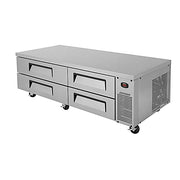 Turbo Air TCBE-72SDR-N 72" Super Deluxe Chef Base w/ (4) Drawers - 115v - Donut-Equipment.com