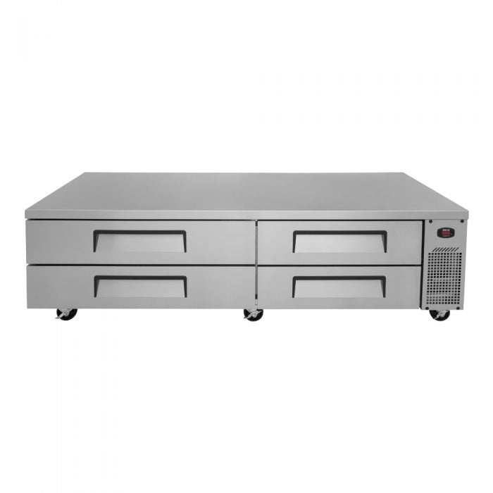 Turbo Air TCBE-82SDR-N 83 5/8" Super Deluxe Chef Base w/ (4) Drawers - 115v - Bakery Wholesalers