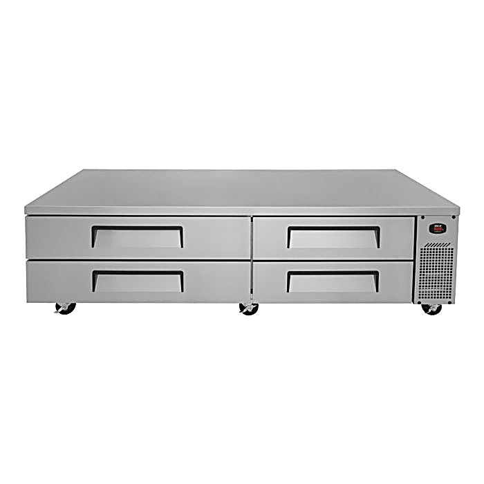 Turbo Air TCBE-82SDR-N 83 5/8" Super Deluxe Chef Base w/ (4) Drawers - 115v - Donut-Equipment.com