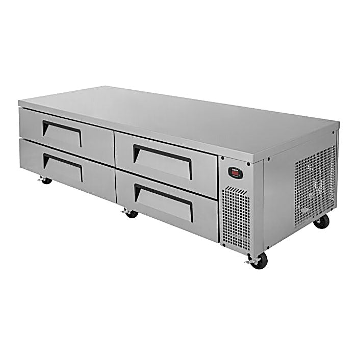 Turbo Air TCBE-82SDR-N 83 5/8" Super Deluxe Chef Base w/ (4) Drawers - 115v - Donut-Equipment.com