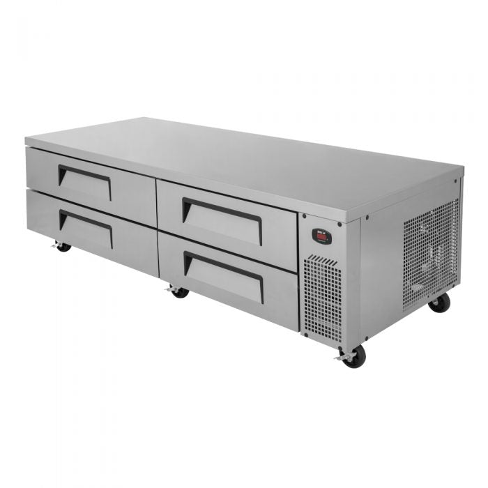 Turbo Air TCBE-82SDR-N 83 5/8" Super Deluxe Chef Base w/ (4) Drawers - 115v - Bakery Wholesalers