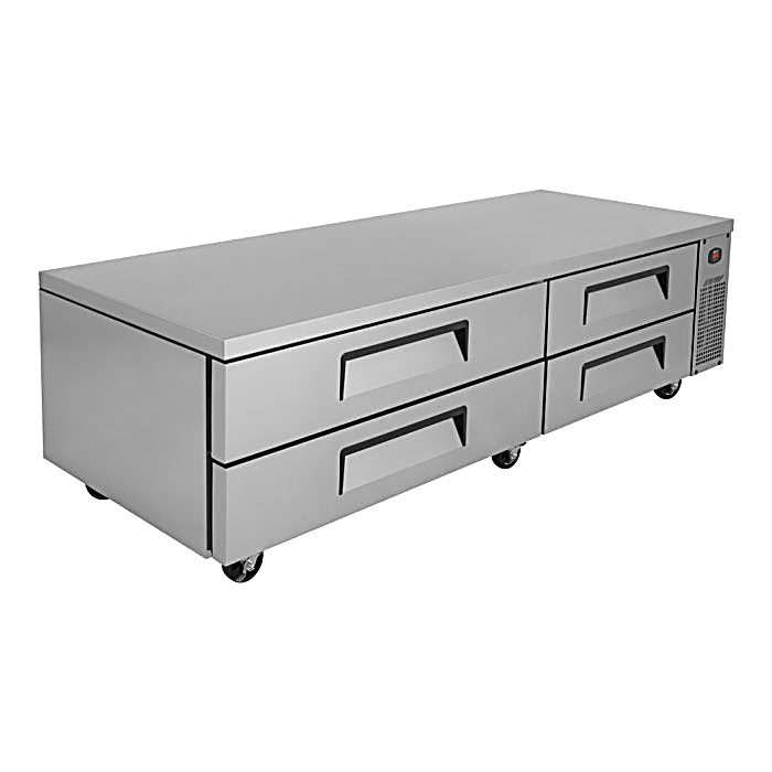 Turbo Air TCBE-82SDR-N 83 5/8" Super Deluxe Chef Base w/ (4) Drawers - 115v - Donut-Equipment.com