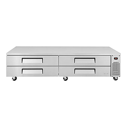 Turbo Air TCBE-96SDR-N 96 3/8" Super Deluxe Chef Base w/ (4) Drawers - 115v - Donut-Equipment.com