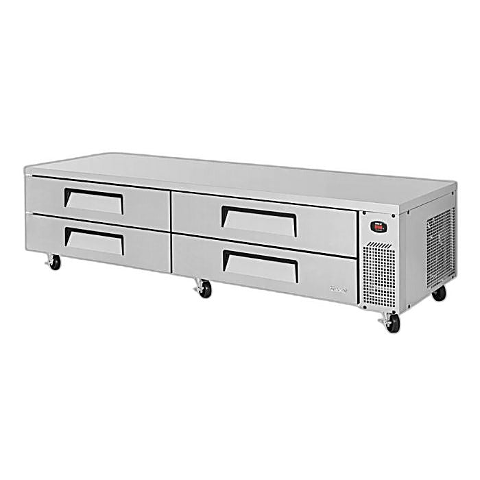 Turbo Air TCBE-96SDR-N 96 3/8" Super Deluxe Chef Base w/ (4) Drawers - 115v - Donut-Equipment.com