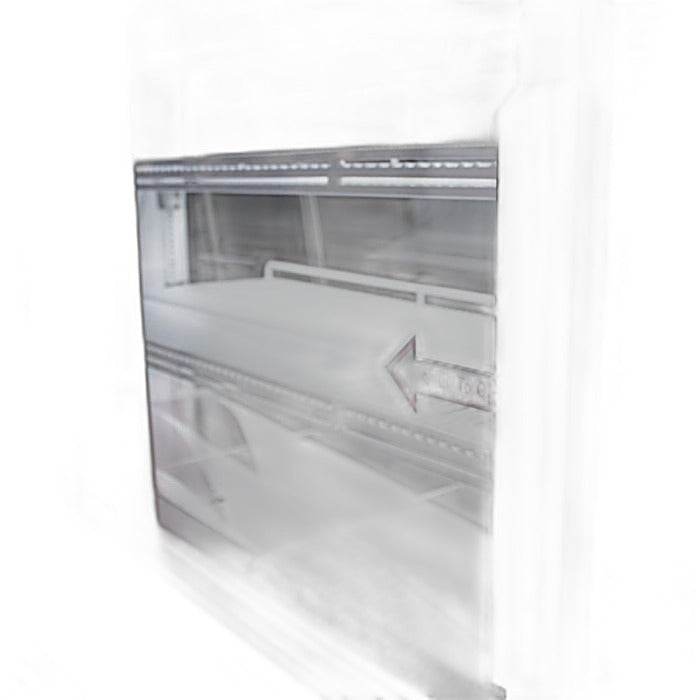 Turbo Air TCGB-72DR-B 72" Curved Glass Full-Service Dry Bakery Display Case, 3 Levels, Black Exterior, 115v - Donut-Equipment.com
