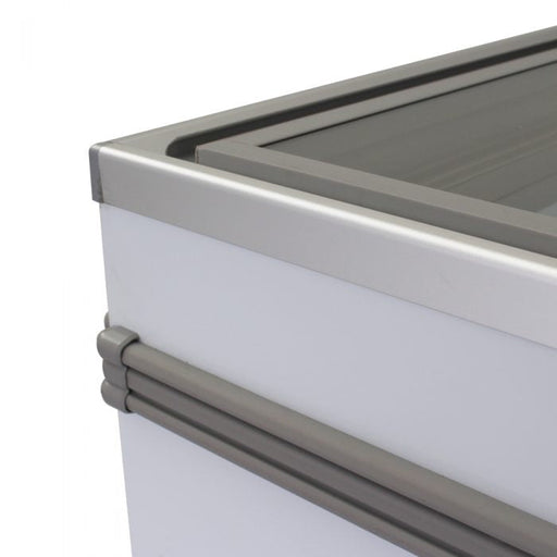 Turbo Air TFS-25F-N 69" Mobile Chest Freezer w/ (33) Baskets - White, 115v - Bakery Wholesalers