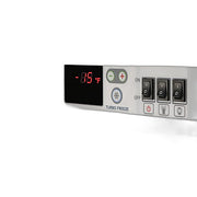 Turbo Air TGF-35SD-N 39 1/2" White Super Deluxe Two Section Display Freezer – (2) Swing Doors, LED Lighting, 115v - Donut-Equipment.com
