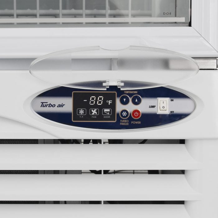 Turbo Air TGIM-23W-N 27" Indoor Ice Merchandiser w/ Bottom Mount Compressor - Glass Door, 115v - Bakery Wholesalers