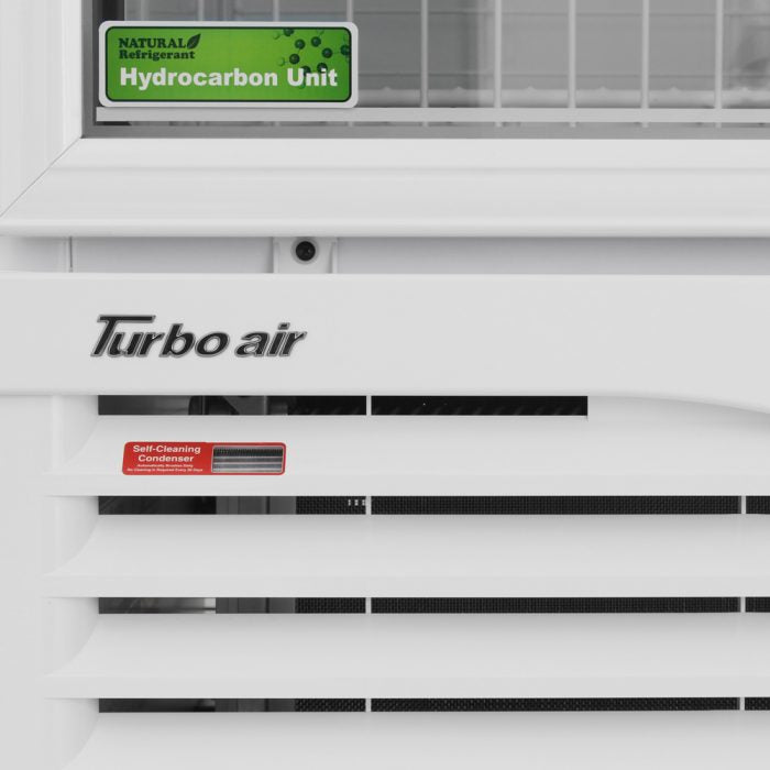Turbo Air TGIM-23W-N 27" Indoor Ice Merchandiser w/ Bottom Mount Compressor - Glass Door, 115v - Bakery Wholesalers