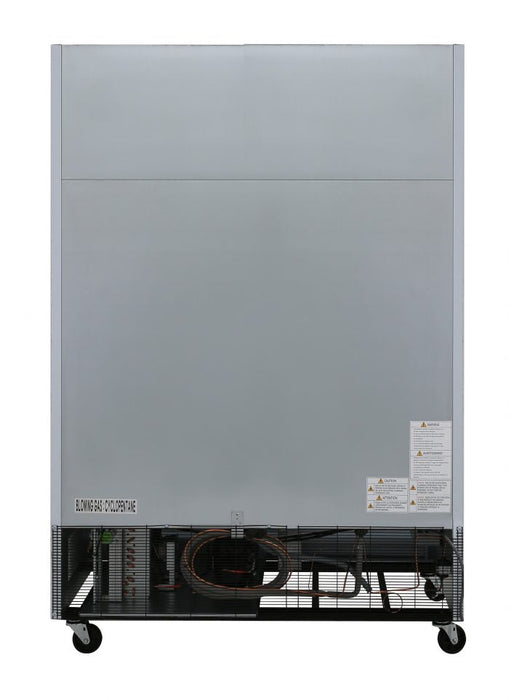 Turbo Air TGIM-49W-N 54" Indoor Ice Merchandiser w/ Bottom Mount Compressor - Glass Door, 115v - Bakery Wholesalers