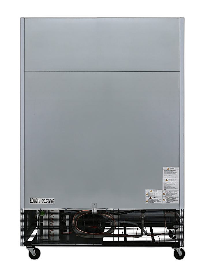 Turbo Air TGIM-49W-N 54" Indoor Ice Merchandiser w/ Bottom Mount Compressor - Glass Door, 115v - Donut-Equipment.com