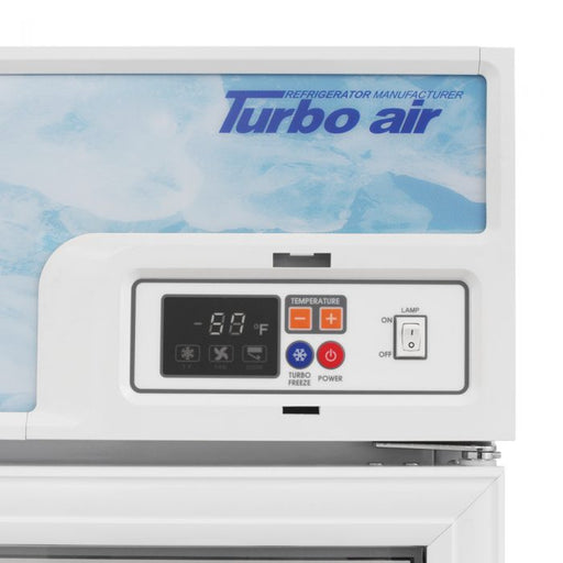 Turbo Air TGIM-49W-N 54" Indoor Ice Merchandiser w/ Bottom Mount Compressor - Glass Door, 115v - Bakery Wholesalers