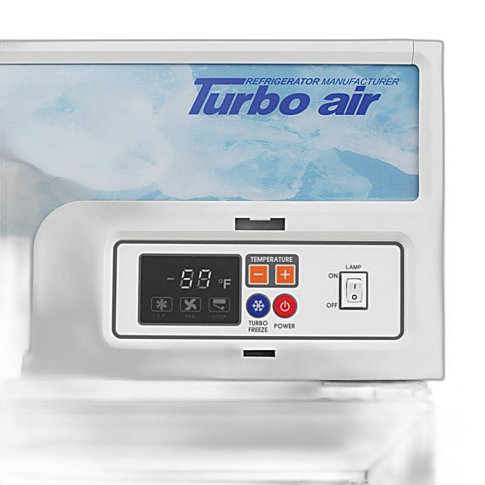 Turbo Air TGIM-49W-N 54" Indoor Ice Merchandiser w/ Bottom Mount Compressor - Glass Door, 115v - Donut-Equipment.com