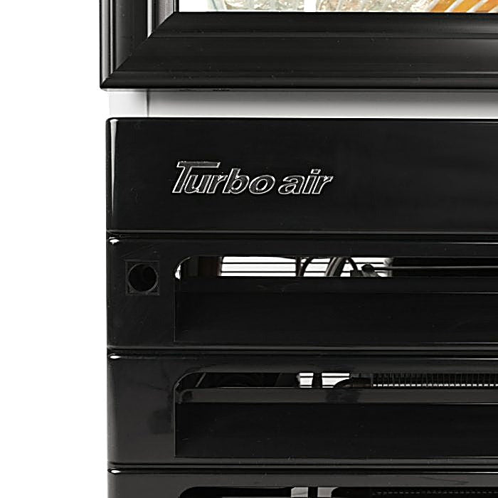 Turbo Air TGM-11RV-N6 24" Refrigerator Merchandiser – One Section, Glass Swing Door, LED Lighting, 115v - Donut-Equipment.com