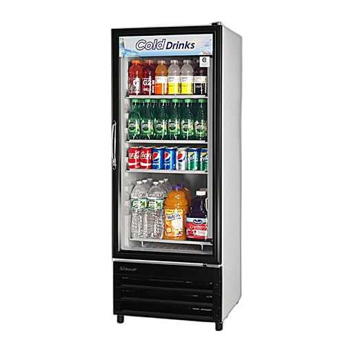 Turbo Air TGM-11RV-N6 24" Refrigerator Merchandiser – One Section, Glass Swing Door, LED Lighting, 115v - Donut-Equipment.com