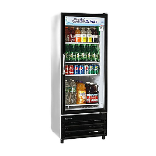Turbo Air TGM-11RV-N6 24" Refrigerator Merchandiser – One Section, Glass Swing Door, LED Lighting, 115v - Donut-Equipment.com
