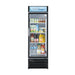Turbo Air TGM-14RV-N6 24" Glass Door Merchandiser Refrigerator – One Section, Swing Door, LED Interior Lighting, 115v - Bakery Wholesalers