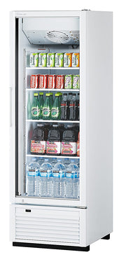 Turbo Air TGM-23SDH-N6 27" White Super Deluxe Glass Door Refrigerator – Hinged Door, LED Lighting, 115v - Donut-Equipment.com