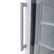Turbo Air TGM-5SDB-N6 25" Black Super Deluxe Countertop Refrigerator w/ Glass Swing Door – Front Access, LED Lighting, 115v - Donut-Equipment.com
