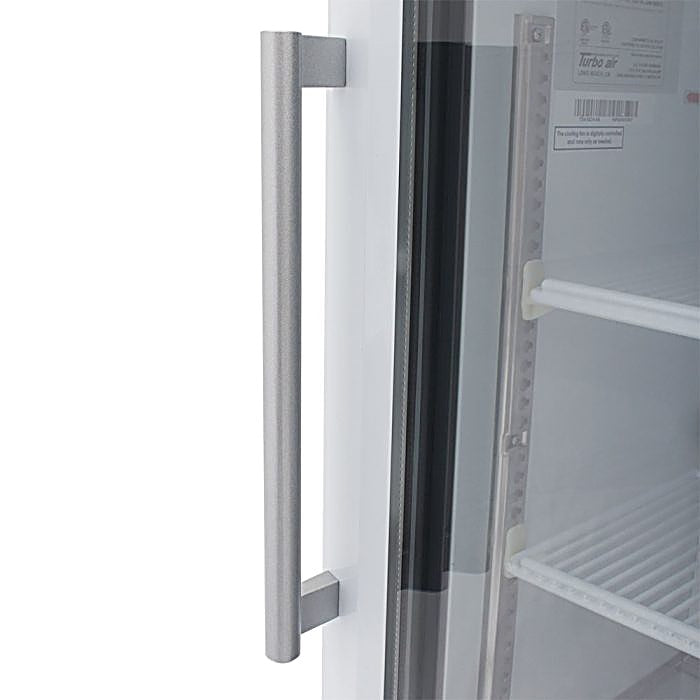 Turbo Air TGM-5SDB-N6 25" Black Super Deluxe Countertop Refrigerator w/ Glass Swing Door – Front Access, LED Lighting, 115v - Donut-Equipment.com