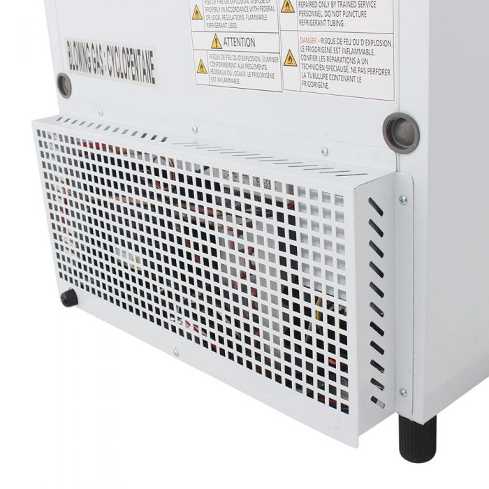 Turbo Air TGM-5SD-N6 25" White Super Deluxe Countertop Refrigerator w/ Glass Swing Door – Front Access, LED Lighting, 115v - Bakery Wholesalers