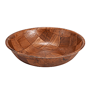 Winco Woven Wood Dough Bowl 20" Bakery Wholesalers