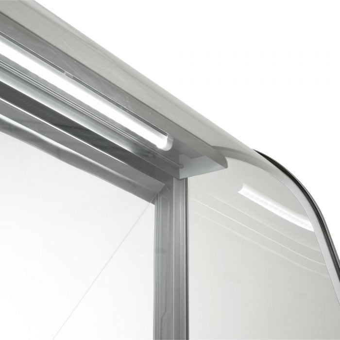 Turbo Air TIDC-91W-N 89" Stand-Alone Ice Cream Freezer w/ (16) 3 gal Tub Capacity - White, 115v - Bakery Wholesalers