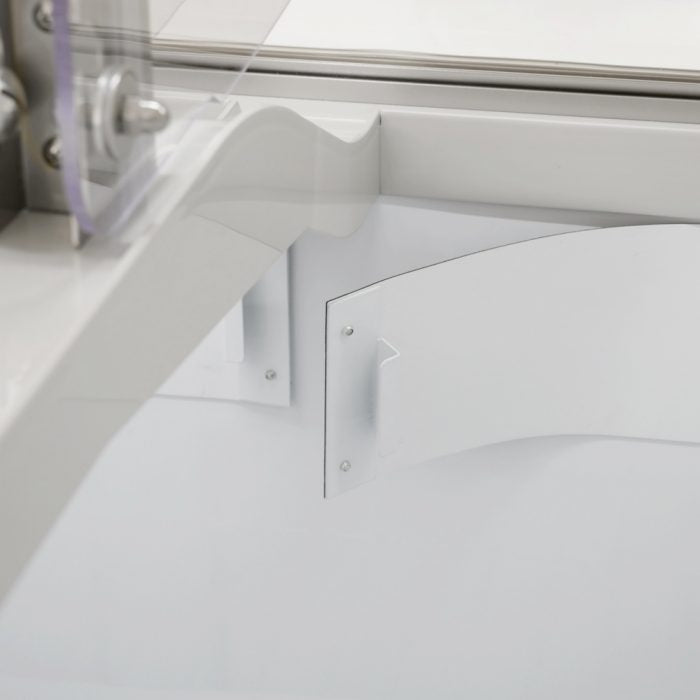 Turbo Air TIDC-91W-N 89" Stand-Alone Ice Cream Freezer w/ (16) 3 gal Tub Capacity - White, 115v - Bakery Wholesalers