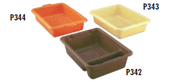 Faribo P343 Tote Box, 20"L x 15"W x 5"H, 3 Gallon - Bakery Wholesalers